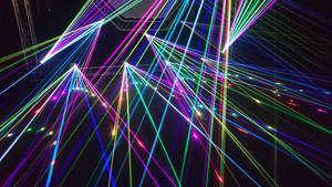 Laser Lights Show Wallpaper