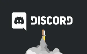 Launching Rocket Under Cool Discord Wallpaper