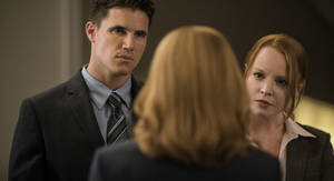 Lauren Ambrose And Robbie Amell Wallpaper