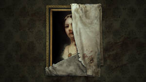 Layers Of Fear Cloth Covering Painting Wallpaper