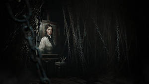 Layers Of Fear - Haunting Chained Portrait Wallpaper