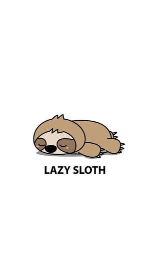 Lazy Baby Sloth Wallpaper