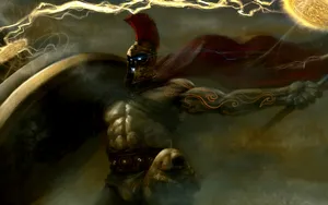 League Of Legends: Harnessing The Power Of Pantheon Wallpaper