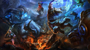 League Of Legends Lol Battle Wallpaper