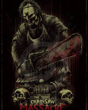 Leatherface Abstract Sketch Wallpaper