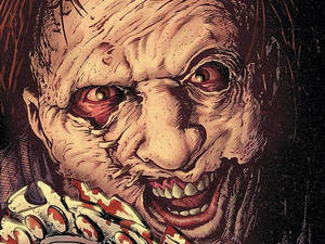 Leatherface Close-up Comics Wallpaper