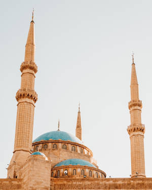 Lebanon Blue Mosque Wallpaper