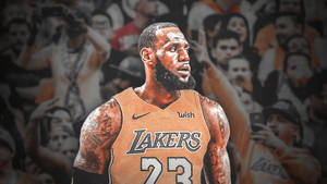 Lebron James Lakers Audience Wallpaper