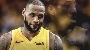 Lebron James Lakers Worried Wallpaper