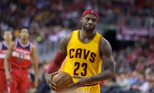 Lebron James Smiling And Cool Wallpaper