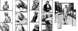 Legendary Icons James Dean And Marilyn Monroe Wallpaper