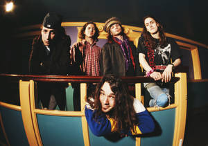 Legendary Rock Band Pearl Jam In Concert Wallpaper