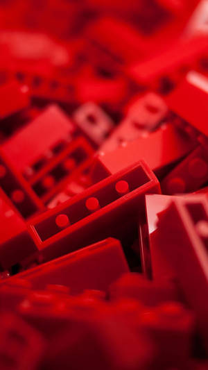 Lego Bricks Red Iphone Wallpaper