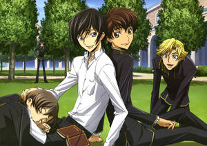Lelouch Lamperouge And The Boys Wallpaper