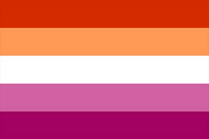 Lesbian Aesthetic Pride Flag Wallpaper