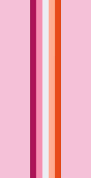 Lesbian Flag In Pink Wallpaper