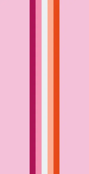 Lesbian Flag In Pink Wallpaper