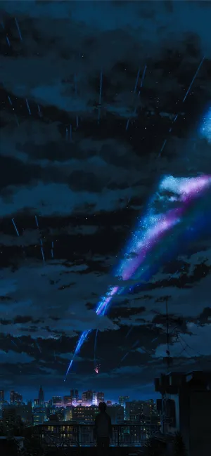 Let's Stay Up For Anime Night And Enjoy A World Full Of Stories! Wallpaper