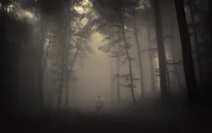 Let's Walk Through This Dark And Mysterious World Together Wallpaper
