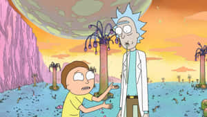 Let The Adventure Begin With Rick And Morty! Wallpaper