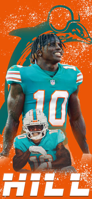 Let Your Fandom Stand Out With The Official Miami Dolphins Iphone Wallpaper