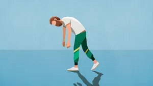 Lethargic Tired Man Cartoon Wallpaper