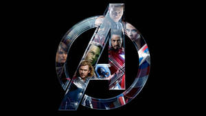 Letter A Marvel Avengers Logo Wallpaper