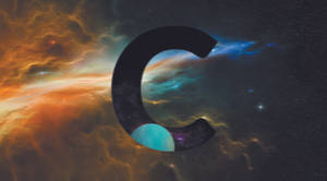 Letter C In Galaxy Wallpaper