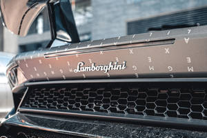 Letter Design Lamborghini Galaxy Wallpaper