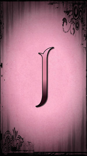 Letter I In Pink Wallpaper