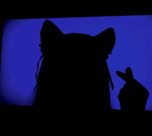 Letting Your Mind Wander In An Aesthetic Blue Grunge Wallpaper