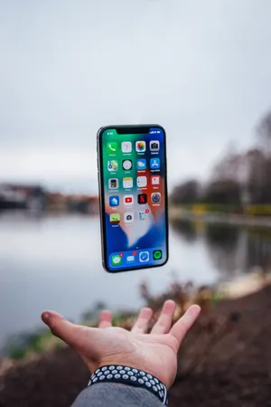 Levitating Iphone X Wallpaper
