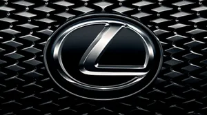 Lexus Logo On Metal Mesh Wallpaper