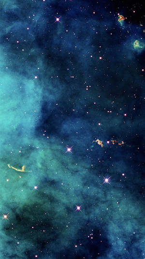 Lg Phone Blue Starry Galaxy Wallpaper