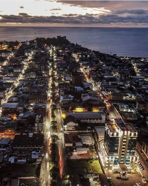 Liberia City Lights Wallpaper