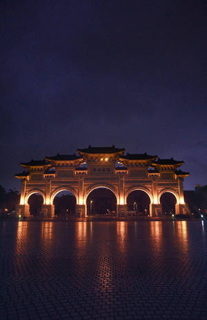 Liberty Square Arch Taipei Wallpaper