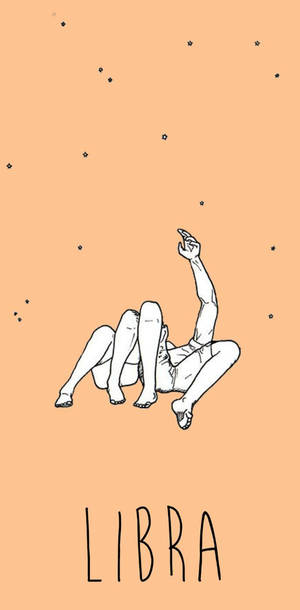 Libra Couple Lying Down Wallpaper