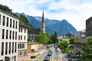 Liechtenstein St. Florin Cathedral Wallpaper