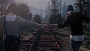 Life Is Strange Holding Hands Wallpaper
