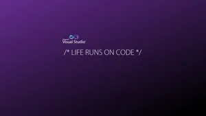 Life Runs On Code Programming Wallpaper