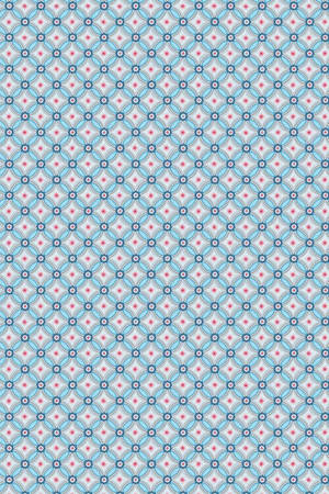 Light Blue Medallion Pattern Wallpaper