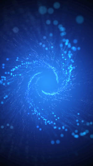 Light Blue Plain Spiral Galaxy Wallpaper