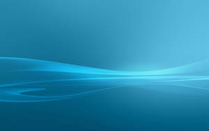 Light Blue Plain Wavy Desktop Wallpaper