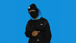 Light Blue Vector Uk Drill Wallpaper