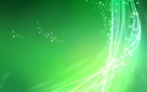 Light Green Sparkling Swooping Wallpaper