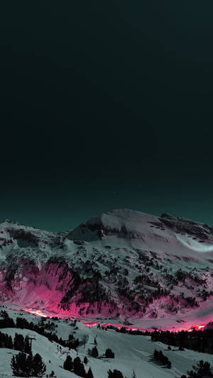 Light In Snowy Mountain Iphone 8 Live Wallpaper