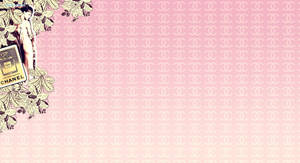 Light Pink Chanel Logo Art Wallpaper
