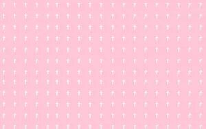Light Pink Cross Pattern Wallpaper