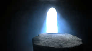 Light Shining On An Empty Tomb Wallpaper