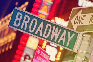 Light Up The Night On Broadway Wallpaper
